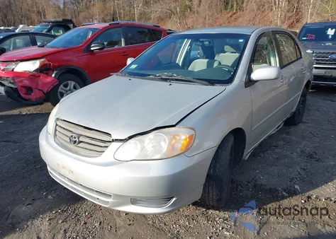 2003 Toyota Corolla Le from USA, damaged, VIN JTDBR32E730026852
